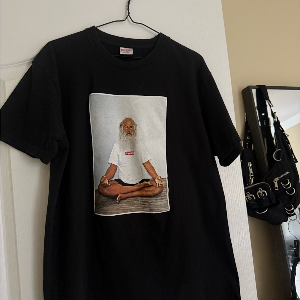 Supreme Rick Rubin FW21 Size M Medium Black and White Short Sleeve Tee